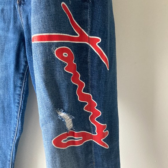 TOMMY HILFIGER 90s High Rise Curve Jeans with print 14 - Picture 4 of 16